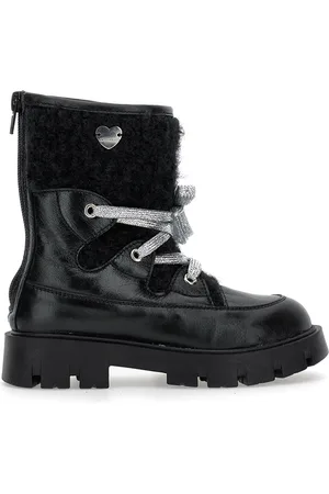 MONNALISA Bottines lamées en fourrure