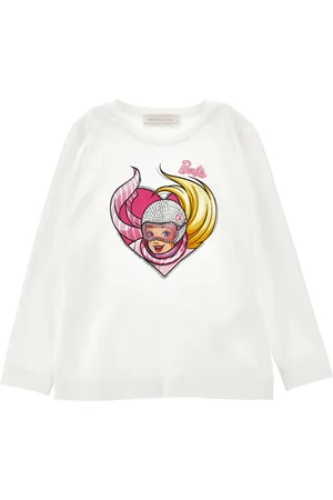 MONNALISA T-shirt en jersey avec cœur en strass Barbie™