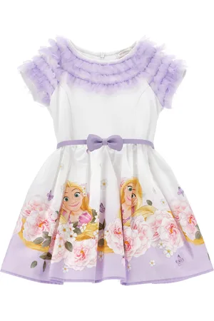 MONNALISA Robe en popeline et tulle Raiponce