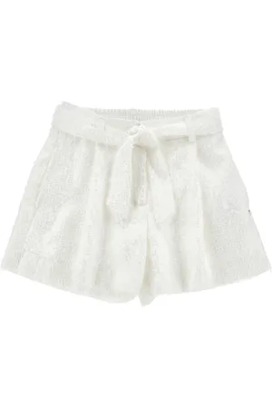 MONNALISA Short en georgette brodée