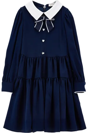 MONNALISA Robe en viscose avec nœud
