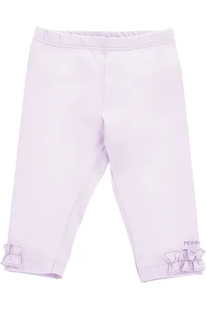 MONNALISA Legging en coton à volants