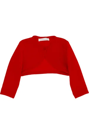 MONNALISA Cardigan court en laine mérinos