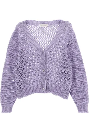 MONNALISA Cardigan ajouré à sequins