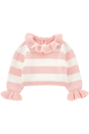 MONNALISA Pull en laine avec col
