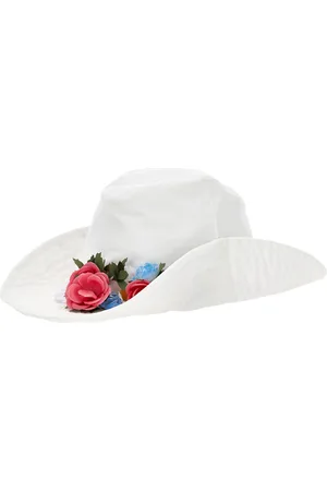 MONNALISA Chapeau en gabardine à fleurs et clous