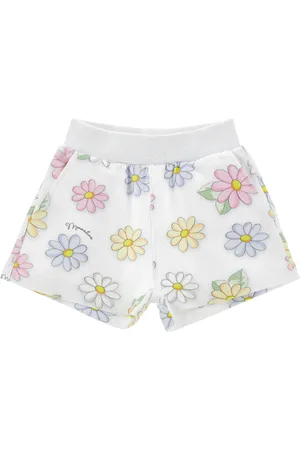 MONNALISA Short sweat avec marguerites