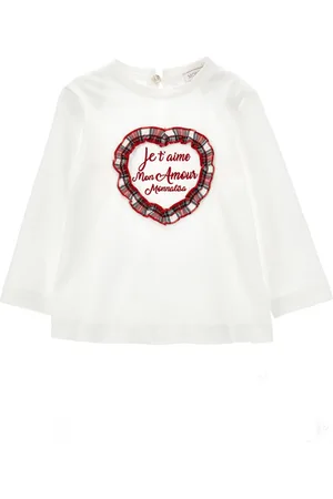 MONNALISA T-shirt écossais Mon Amour