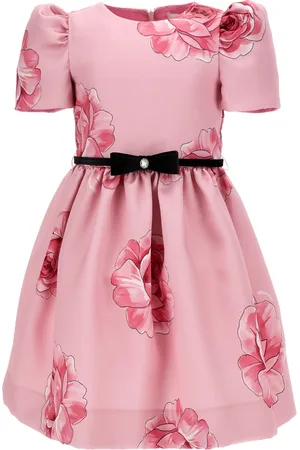 MONNALISA Robe en mikado rose