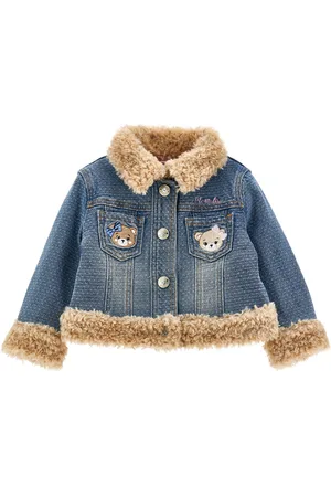 MONNALISA Veste en jean jacquard