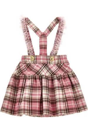 MONNALISA Jupe en sergé tartan