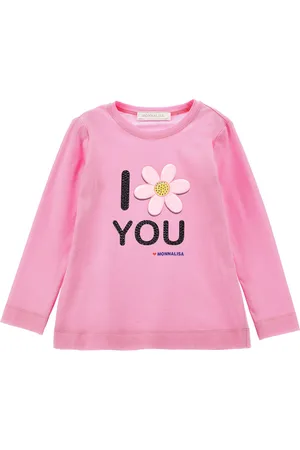 MONNALISA T-shirt en jersey et strass