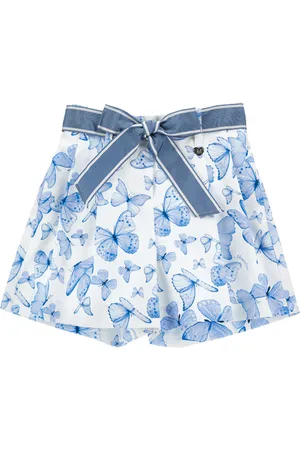 MONNALISA Short papillon en satin de coton