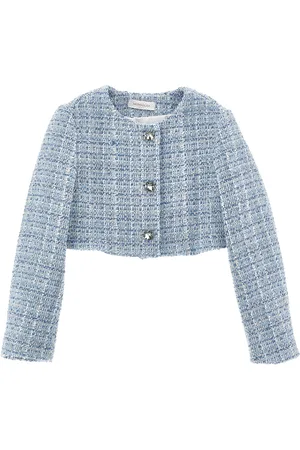 MONNALISA Veste bouclée avec boutons bijoux