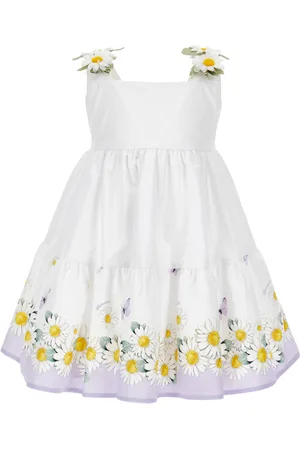 MONNALISA Robe en toile marguerites