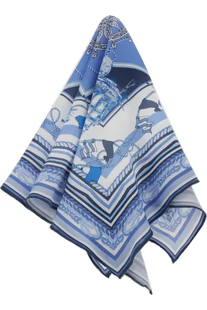 MONNALISA Bandana en viscose imprimé marin