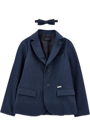 MONNALISA Veste à fines rayures avec nœud papillon