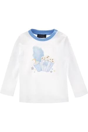 MONNALISA T-shirt imprimé pop à manches longues