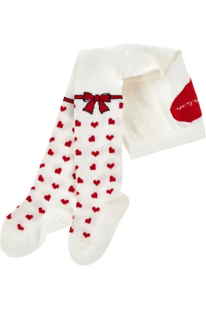 MONNALISA Collant chaud en jacquard de coton