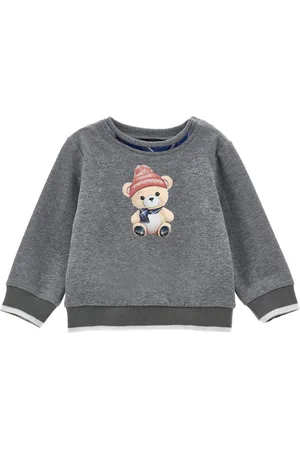 MONNALISA Sweat fermé avec ourson
