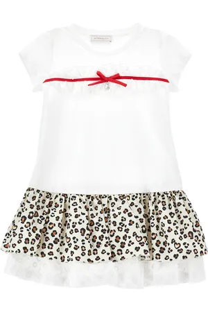 MONNALISA Robe en jersey à broderie anglaise