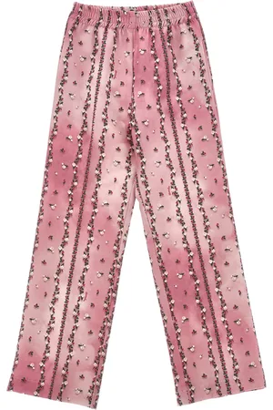 MONNALISA Pantalon palazzo fleuri
