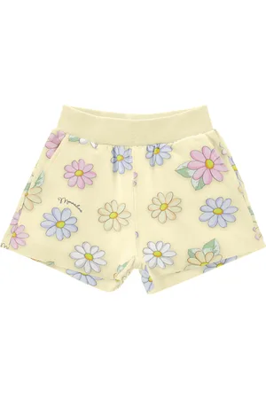 MONNALISA Short sweat avec marguerites