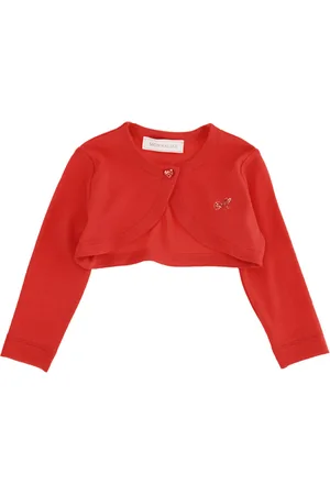 MONNALISA Cardigan en crêpe de coton
