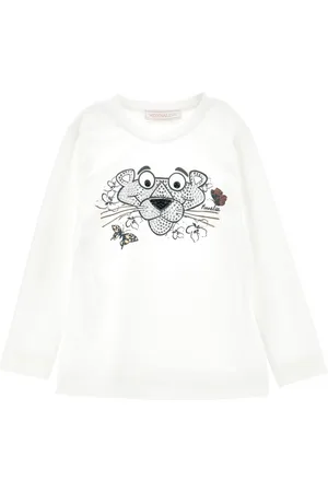 MONNALISA T-shirt à manches longues panthère rose