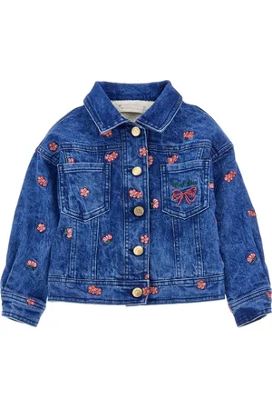 MONNALISA Veste en jean avec fourrure