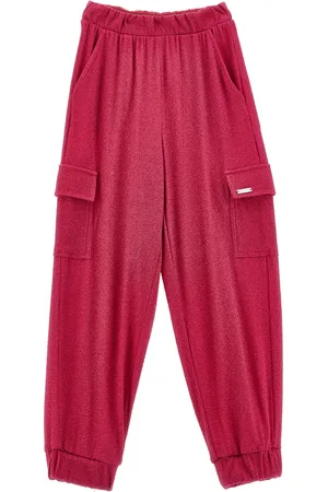 MONNALISA Pantalon de survêtement cargo pailleté