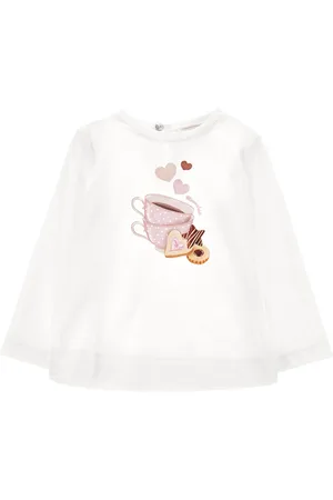 MONNALISA T-shirt en jersey imprimé bonbons