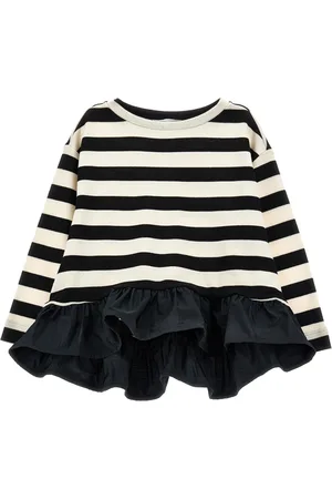 MONNALISA Maxi t-shirt rayé avec volant