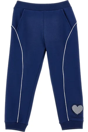 MONNALISA Jogger bicolore coeur strass
