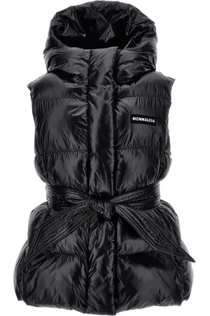 MONNALISA Gilet matelassé avec ceinture ruban