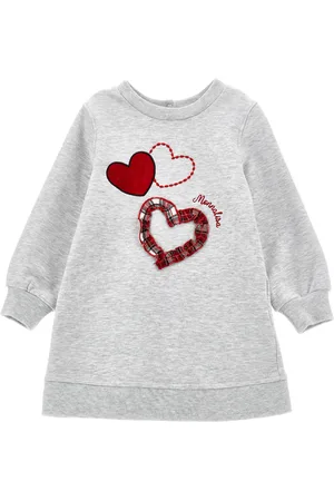 MONNALISA Robe sweat cœurs