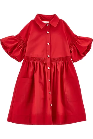 MONNALISA Robe chemise en tissu stretch