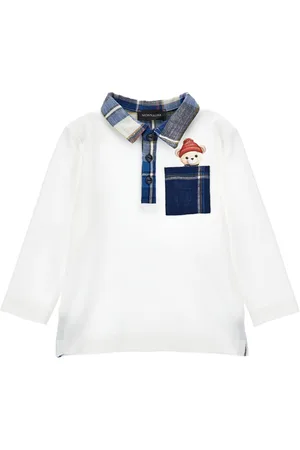 MONNALISA Polo en piqué avec ourson