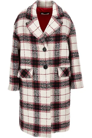 MONNALISA Manteau bouclé écossais