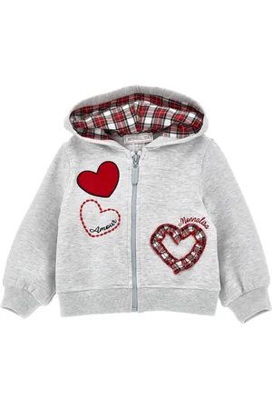 MONNALISA Sweat ouvert cœurs