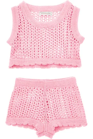 MONNALISA Ensemble cache-maillot en maille filet