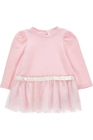 MONNALISA Robe en jersey avec nœud et tulle