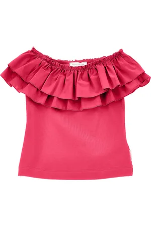 MONNALISA T-shirt en jersey avec maxi volant
