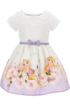 MONNALISA Robe en popeline et tulle Raiponce