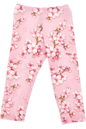 MONNALISA Legging imprimé fleurs de pêcher
