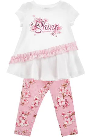 MONNALISA Ensemble t-shirt en coton avec leggings