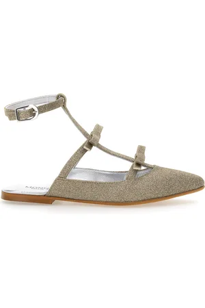 MONNALISA Chaussures ouvertes derrière fines paillettes