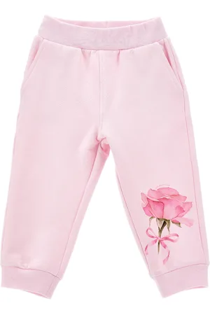 MONNALISA Sweat jogger avec maxi roses