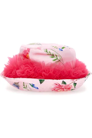 MONNALISA Bonnet en satin à volants