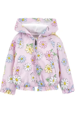 MONNALISA Veste coupe-vent à imprimé fleurs stylisées